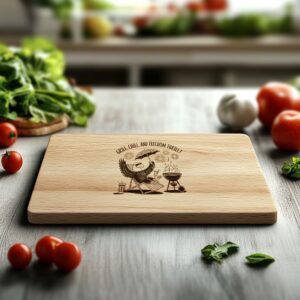 Eagle Patriotic Charcuterie Board Laser Engraving File, Kitchen