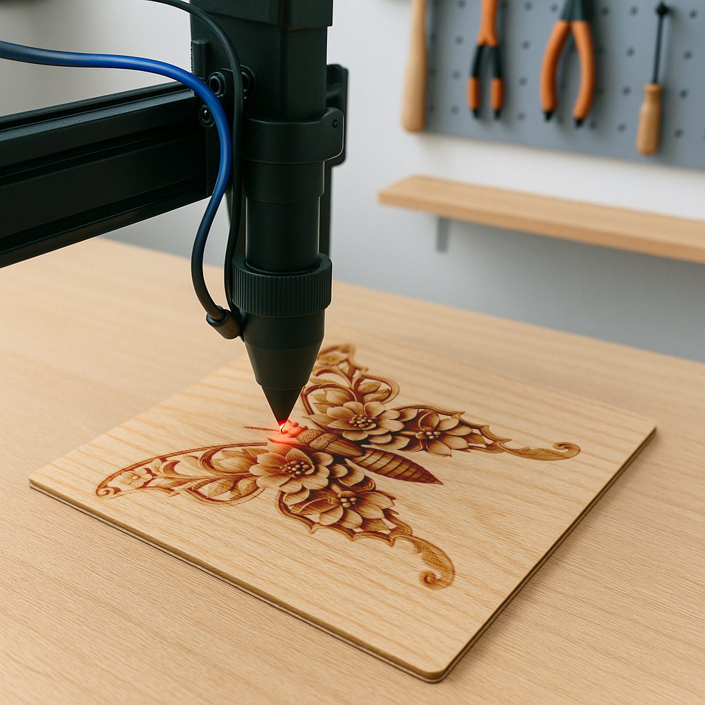 Earwig 3D Illusion Laser Engraving File, Nature Inspired Home Decor, DIY Art Pattern - immagine 3