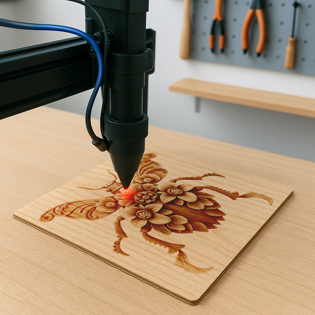 Flea 3D Illusion Laser Engraving File, Unique Insect Art for Home Decor, DIY - immagine 4