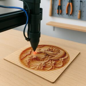 Jesus 3D Illusion Laser Engraving Design File, Religious
