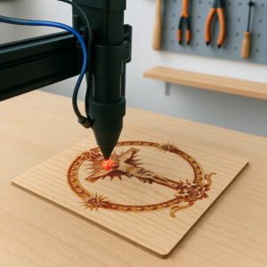 Jesus 3D Illusion Laser Engraving File, Christian Wall