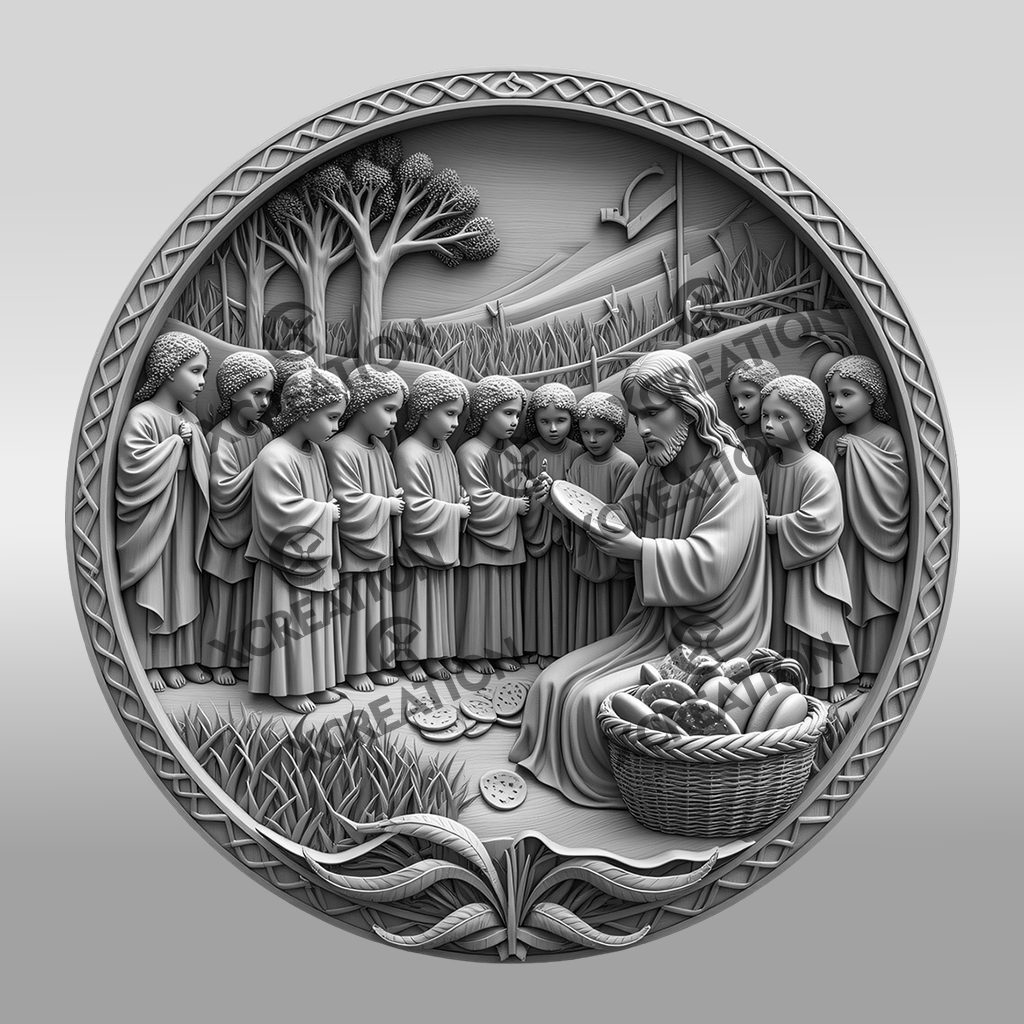 Jesus 3D Illusion Laser Engraving File, Christian Wall Art, Religious Home Decor - Imagen 6