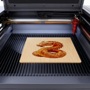 3D Dragon Illusion Animal Design, Laser Engraved Art