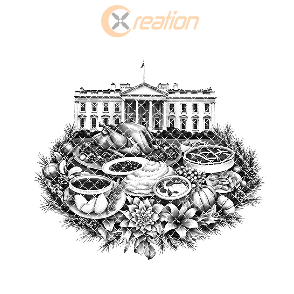 American Charcuterie Board Laser Engraving File, White House Banquet Style Decor – Bild 7