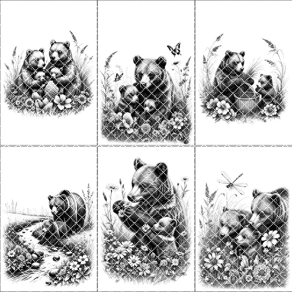 Bear Family Charcuterie Board Laser Engraving Bundle, Woodland Kitchen Decor, Gift – Image 7