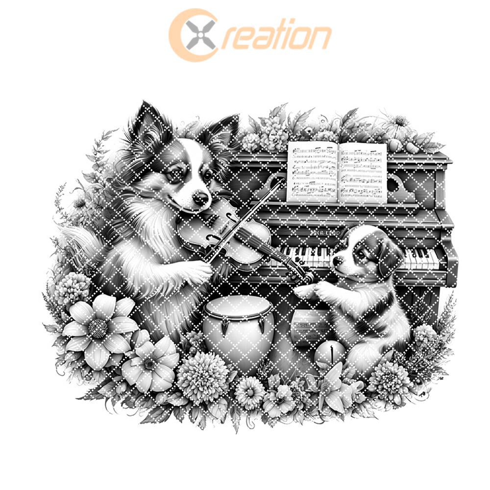 Charcuterie Board Engraving File, Family Dog Piano Violin, Unique Kitchen Decor – Bild 7