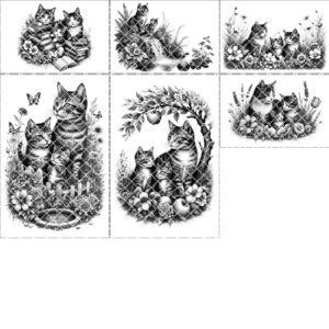 Charcuterie Board Engraving Files, Cat Family Bundle, Kitchen