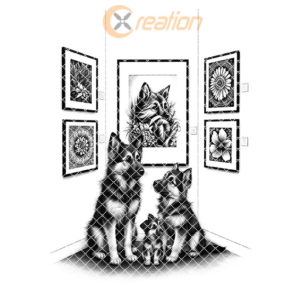Charcuterie Board Laser Engraving File, Family Dog Art, Unique Kitchen Decor – Bild 7