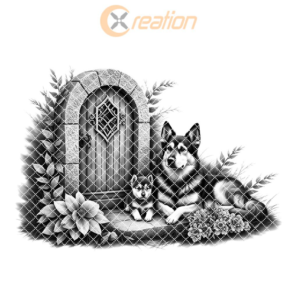 Charcuterie Board Laser Engraving File, Family Dog Doorway Kitchen Decor Gift – Bild 7