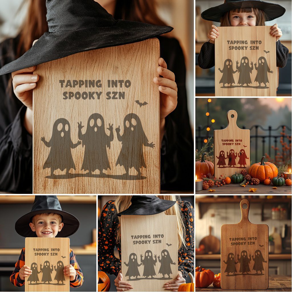 Halloween Charcuterie Board Engraving Bundle, Funny Boo Designs, Digital Download – Bild 2
