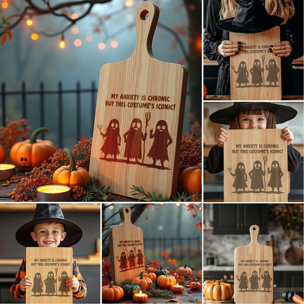 Halloween Charcuterie Board Engraving Bundle, Funny Boo Designs, Digital Download – Bild 3