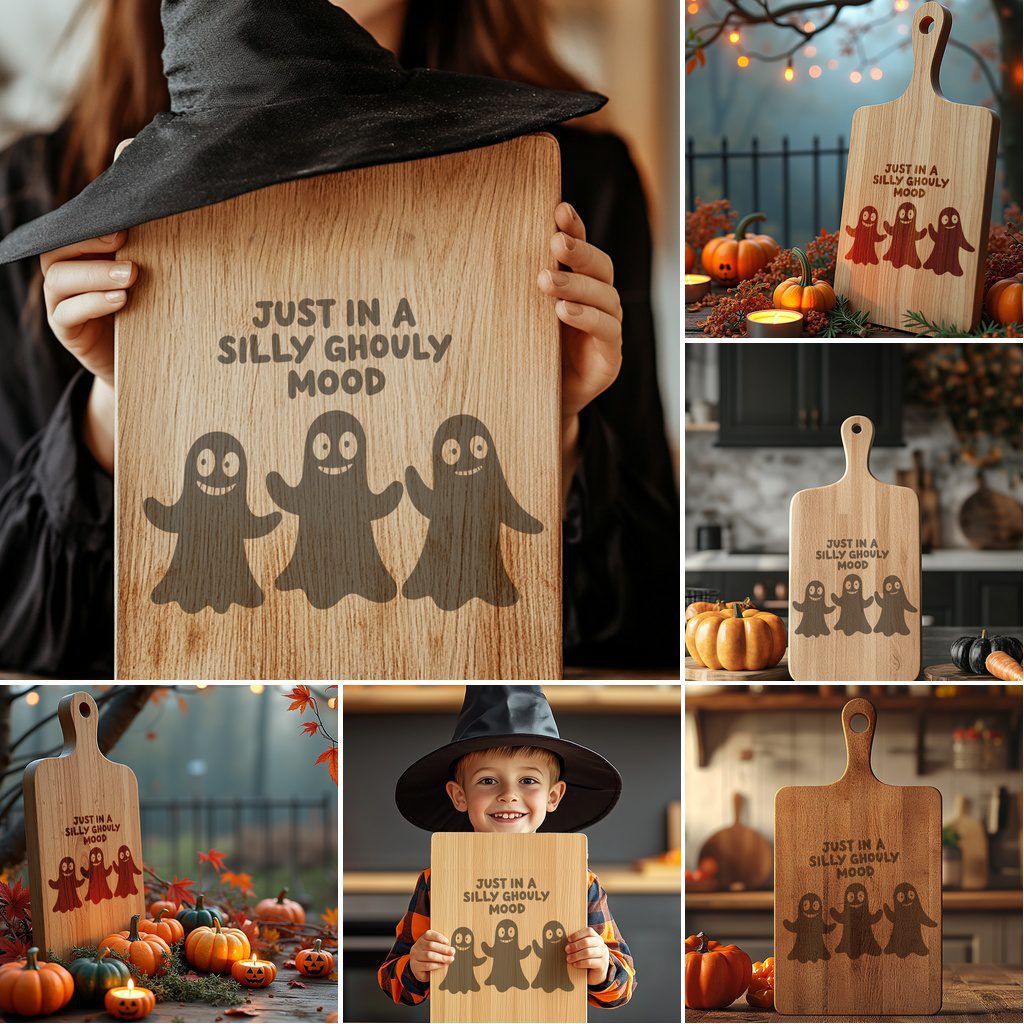 Halloween Charcuterie Board Engraving Bundle, Funny Boo Designs, Digital Download – Bild 5