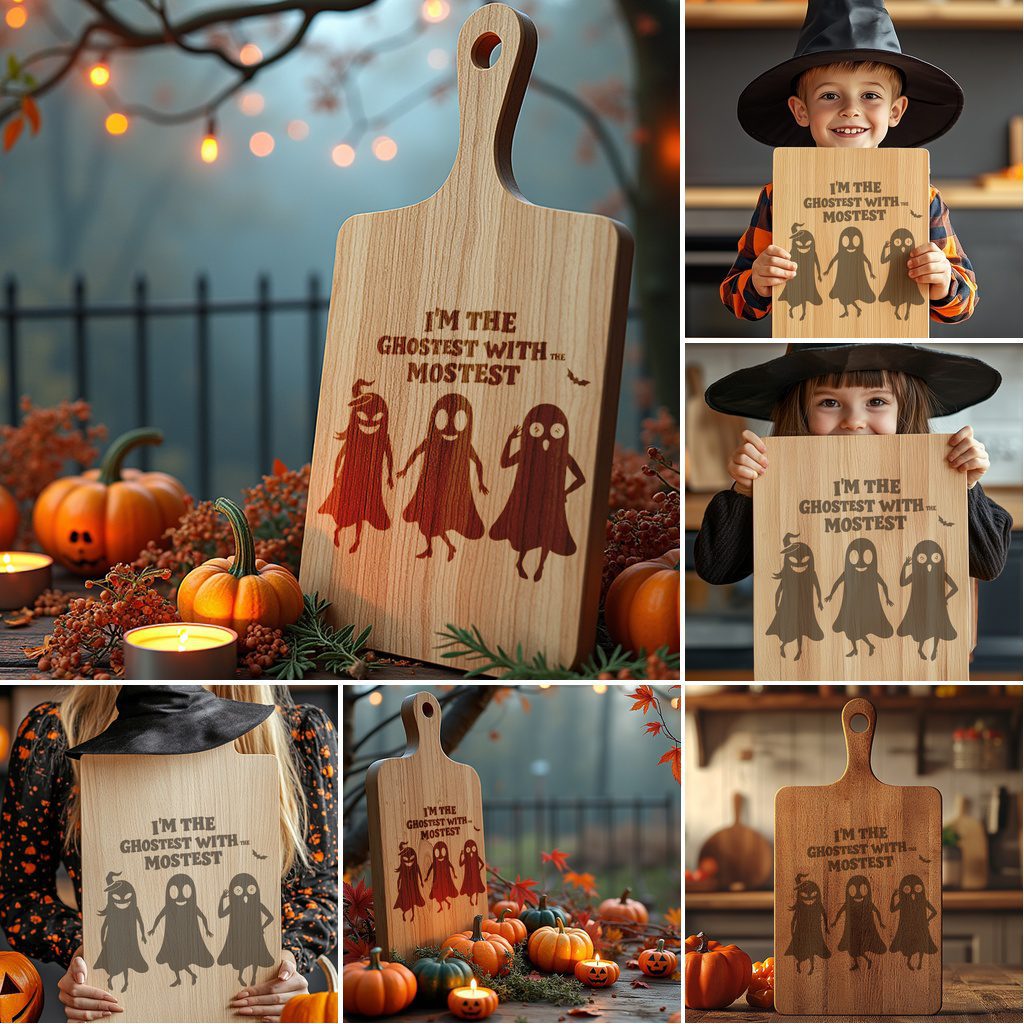 Halloween Charcuterie Board Engraving Designs, Funny Bundle for Party Decor – Bild 3