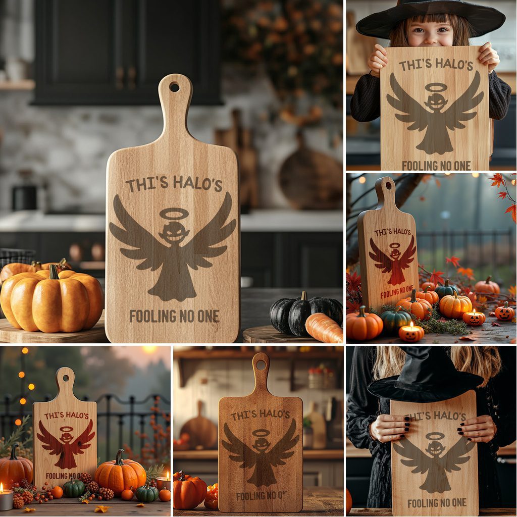 Halloween Charcuterie Board Engraving Designs, Funny Bundle for Party Decor – Bild 4