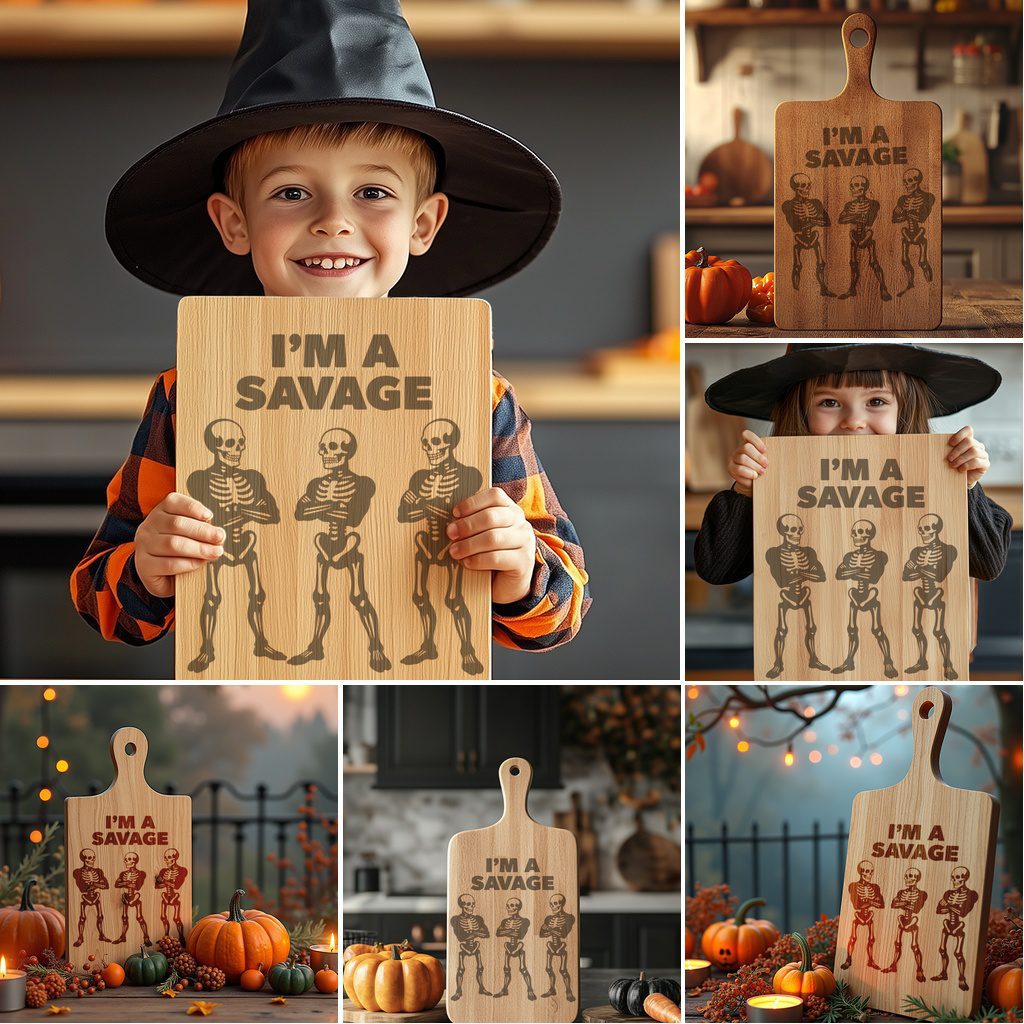 Halloween Charcuterie Board Engraving Designs, Funny Bundle for Party Decor – Bild 5