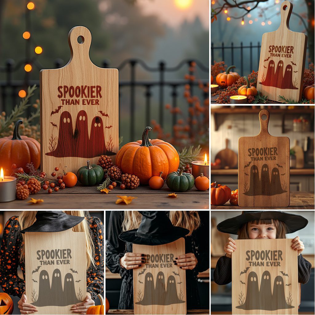 Halloween Charcuterie Board Engraving Designs, Funny Bundle for Party Decor – Bild 6