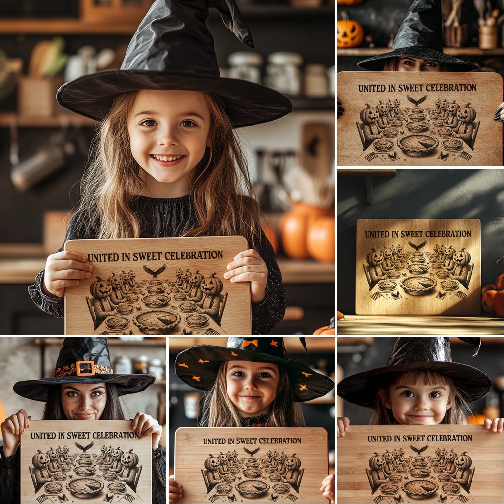 Halloween Charcuterie Board Laser Engraving Designs, Spooky Serving