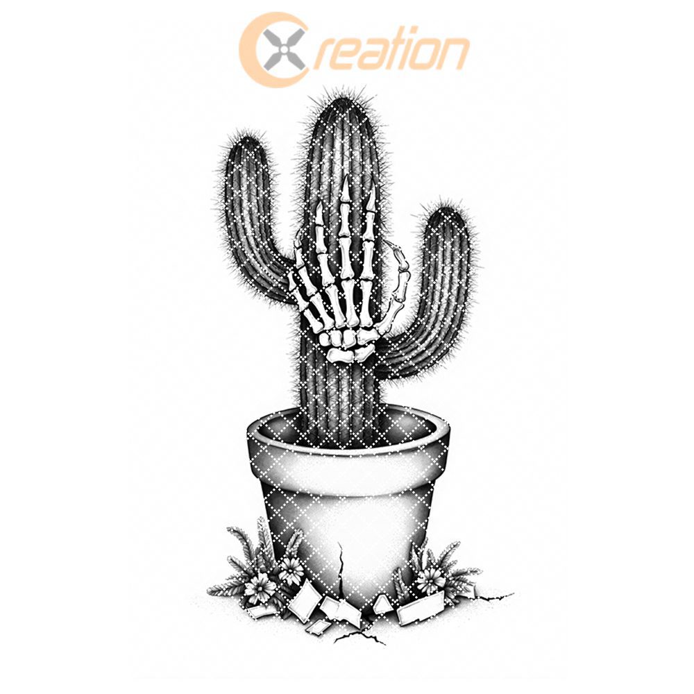 Halloween Charcuterie Board Laser Engraving File, Zombie Hand Cactus Design, Party Decor – Image 7
