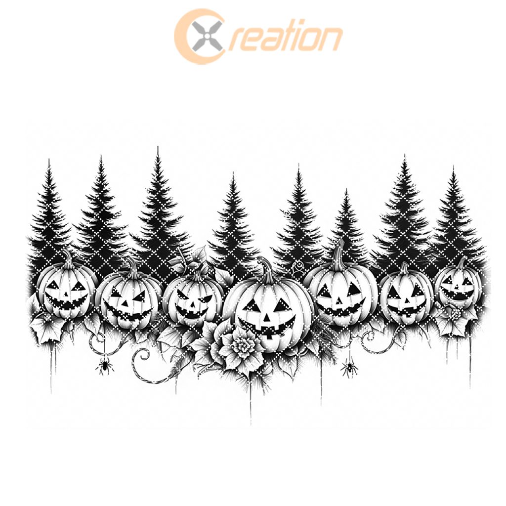 Halloween Charcuterie Board Laser File, Pumpkin Lantern Border, Glowforge Engraving Design - Imagen 7