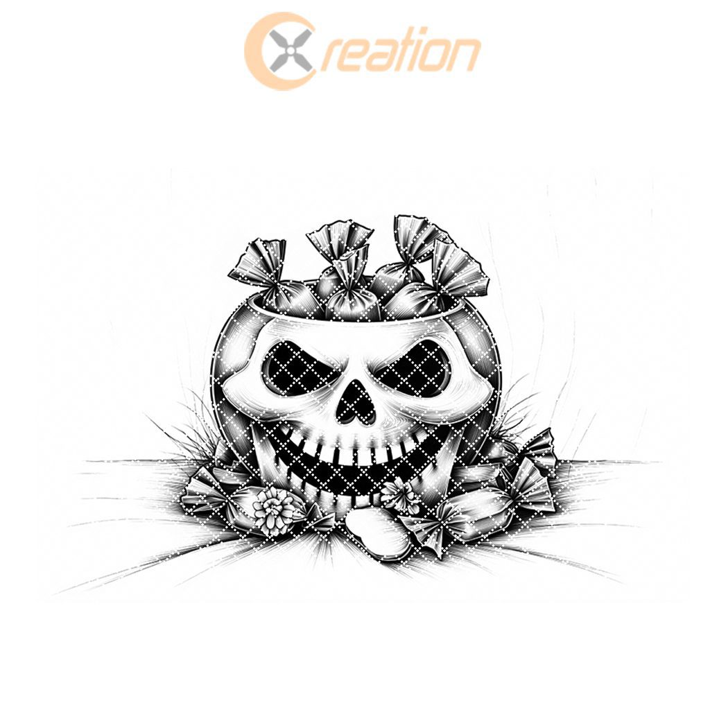 Halloween Charcuterie Board Laser File, Skull Candy Bowl, Spooky Serving Tray Design – Image 7