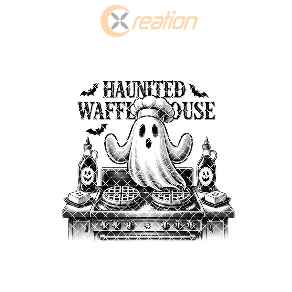 Halloween Laser Engraving File, Ghost Chef Charcuterie Board Design, Festive Decor – Image 6