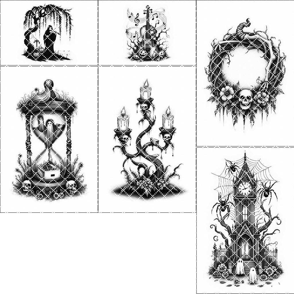 Halloween Laser Engraving File, Spooky Charcuterie Board Designs Bundle – Bild 7