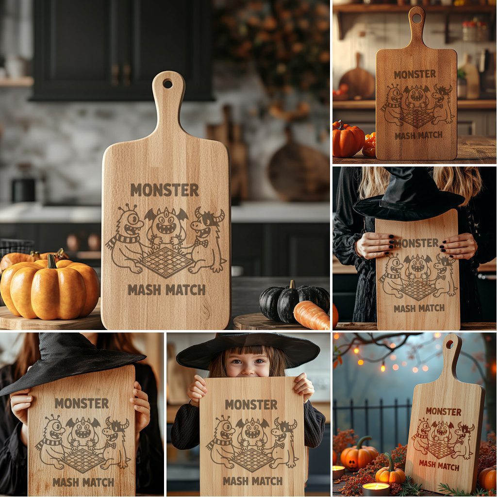 Halloween Spooky Charcuterie Board Bundle, Funny Horror Party
