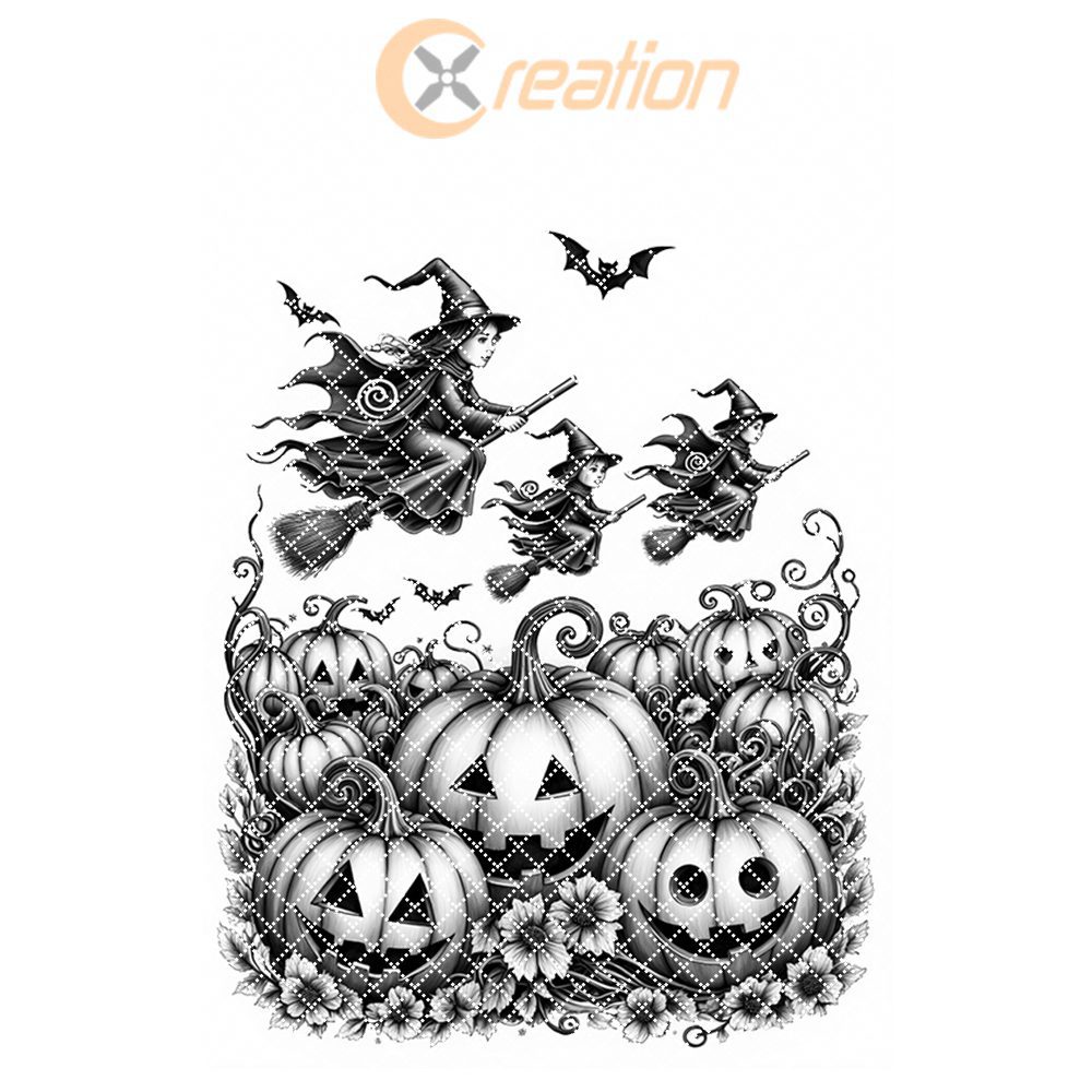 Halloween Charcuterie Board Engraving File, Witch Coven, Pumpkin Patch Design - Imagen 8