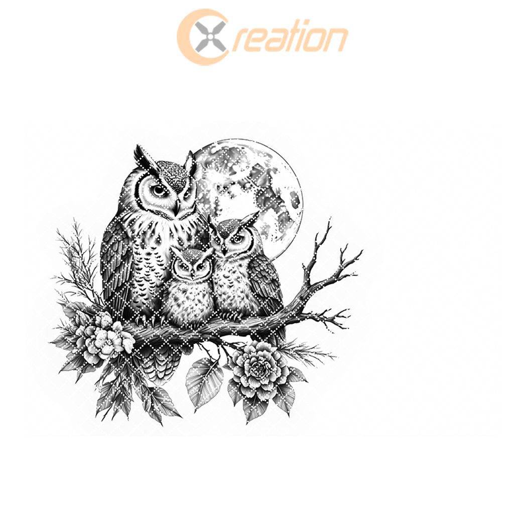 Halloween Charcuterie Board File, Laser Engraved Owls on Moonlit Branch Design - immagine 7