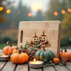 Halloween Charcuterie Board Laser File, Jack O Lantern