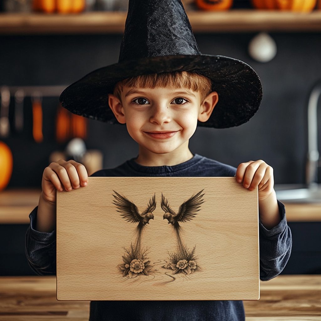Halloween Charcuterie Board Laser File, Witchy Cheese Board,