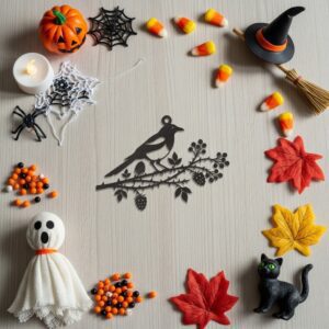 Halloween Ornament Bundle, 9 Spooky Laser Decor Files,