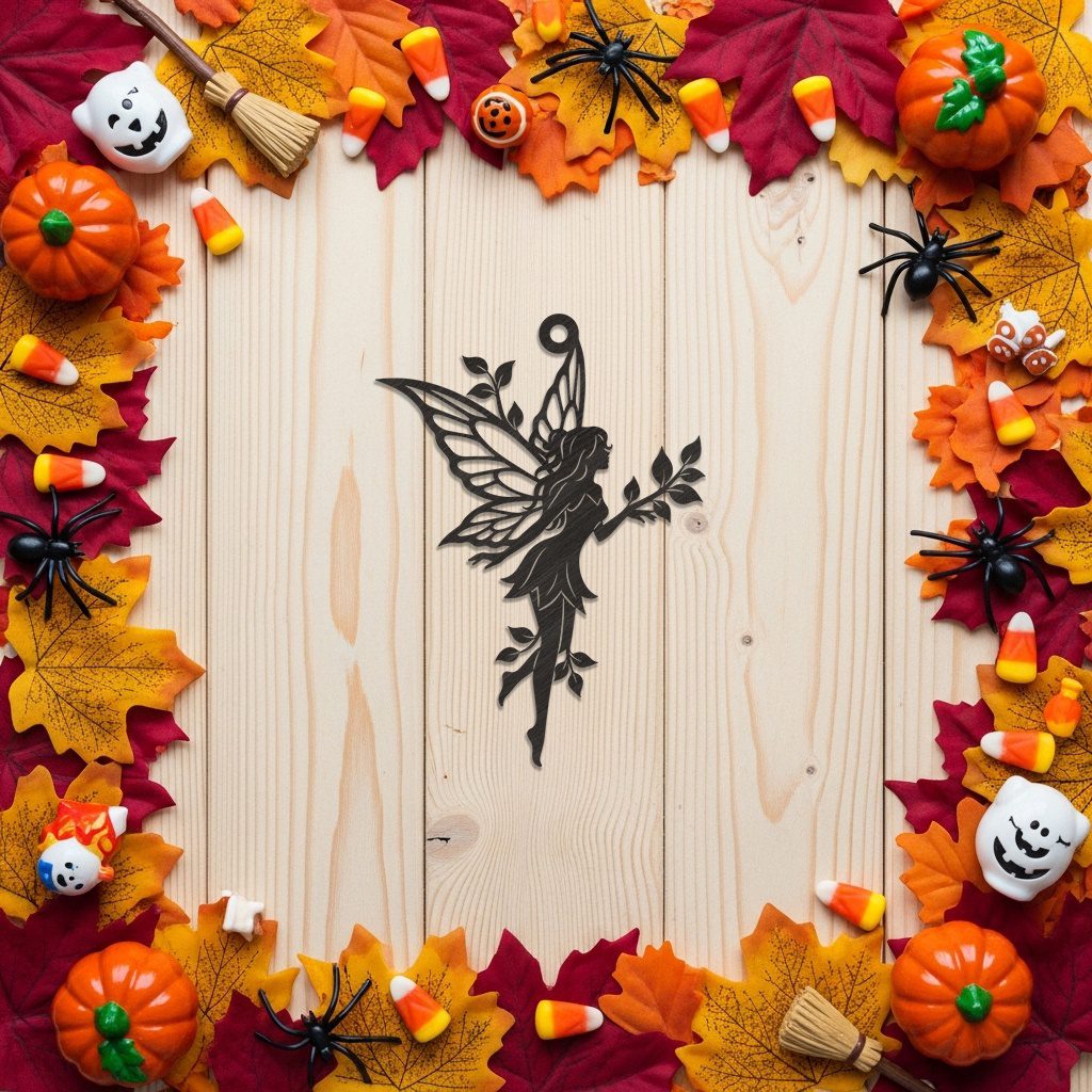 Halloween Ornament Bundle, Laser Cut Files, 9 Unique