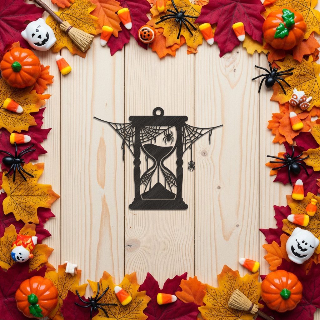 Halloween Ornamente Bundle, Gruseliges Laserdekor, Set mit 9 Hängenden Dekorationen – Bild 2