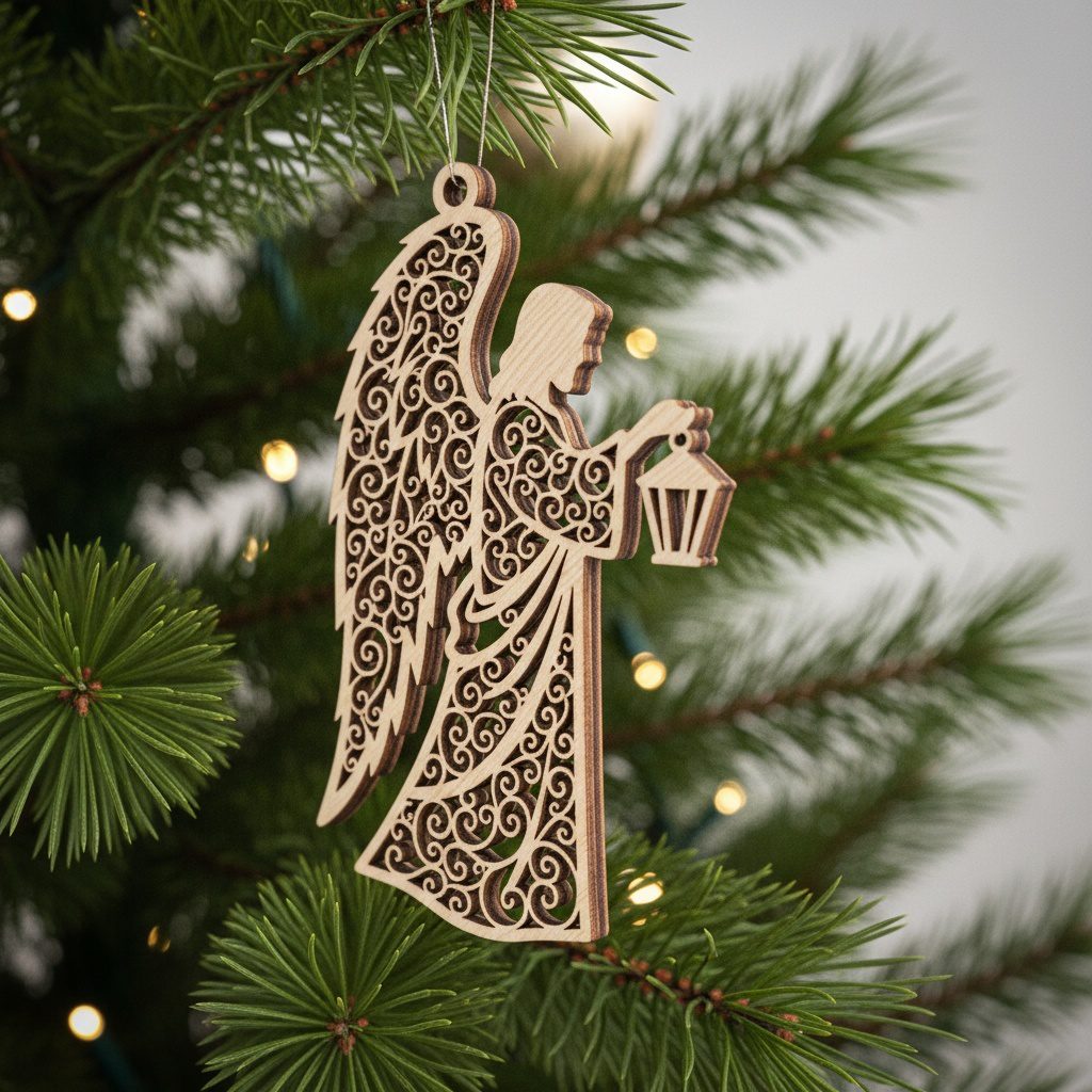 Laser Ornament Bundle, Christmas Tree Decoration Set, Holiday