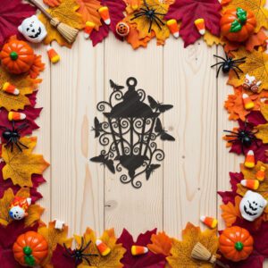 Moth Lantern Halloween Ornament Laser File, Spooky Gothic