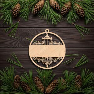 Personalized Christmas Ornament File with Blank Banner for
