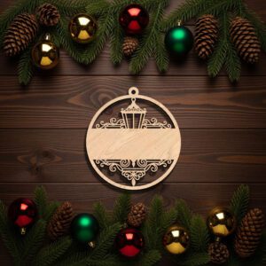 Personalized Christmas Ornament File with Blank Banner for