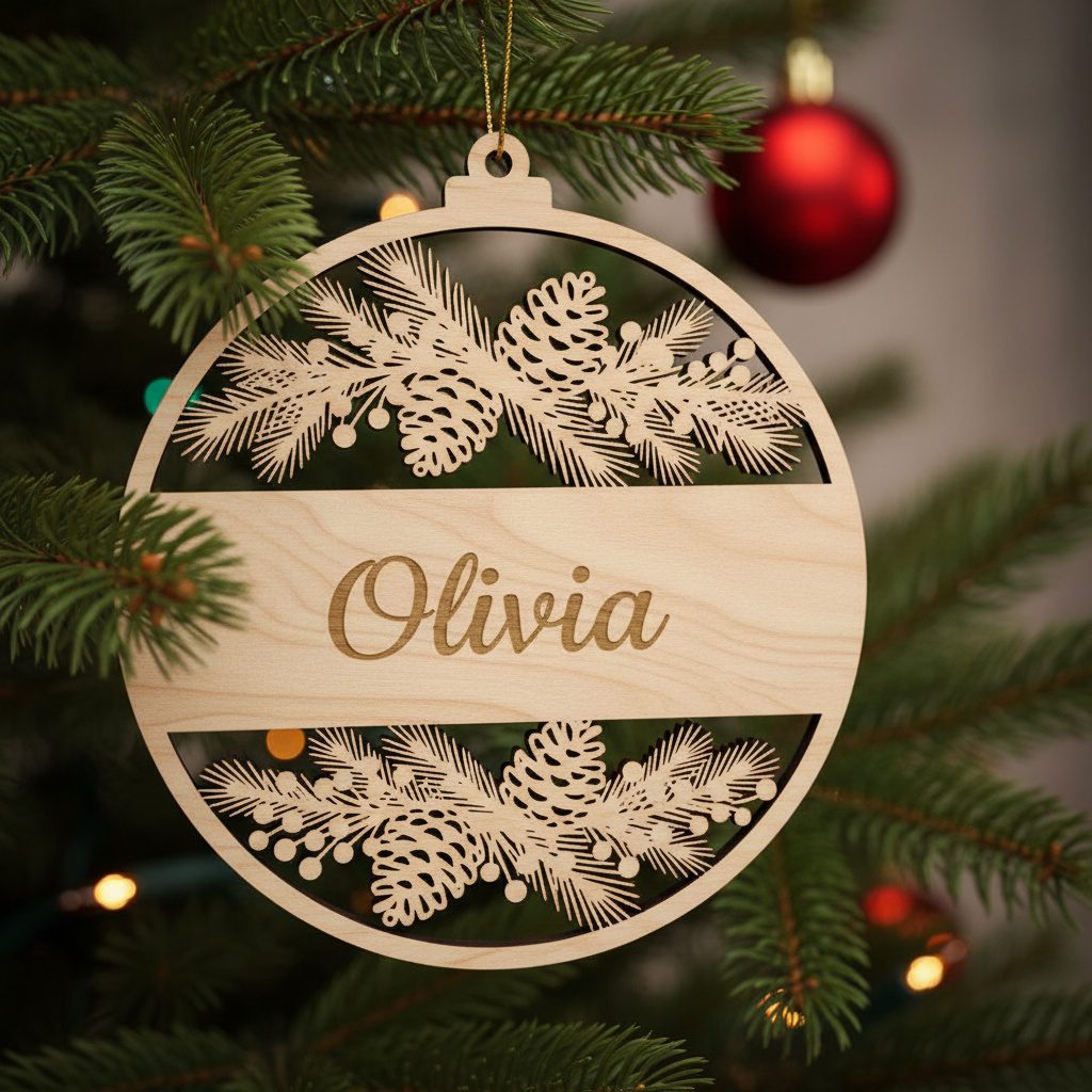 Ensemble de décorations de Noël, 6 modèles personnalisés pour les fêtes. – Image 2