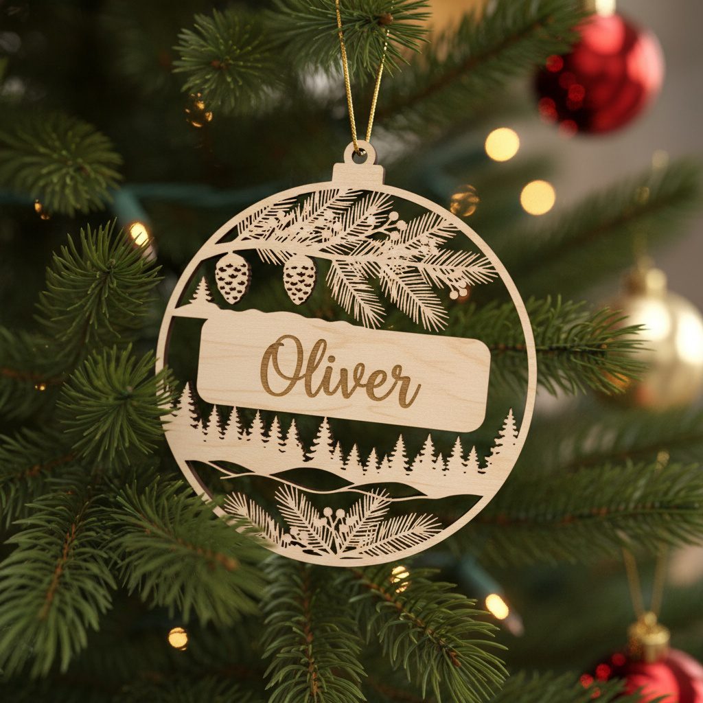 Ensemble de décorations de Noël, 6 modèles personnalisés pour les fêtes. – Image 6