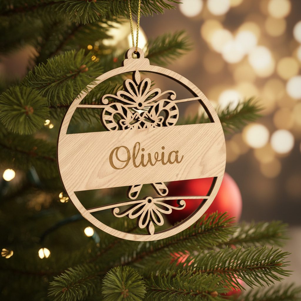 Ensemble de décorations de Noël, 6 modèles personnalisés pour les fêtes. – Image 7