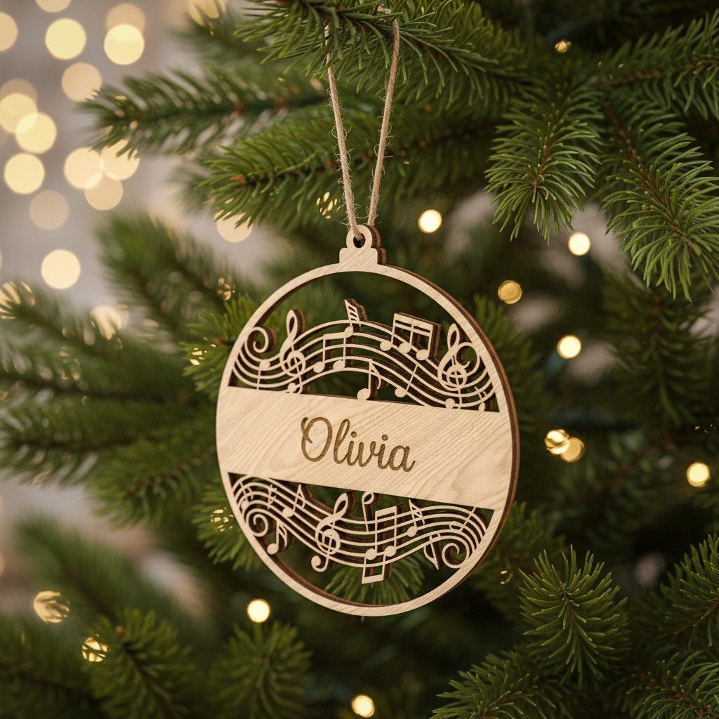 : Pacco di Ornamenti Natalizi, 6 File Laser Personalizzabili per Artigianato Festivo - immagine 4