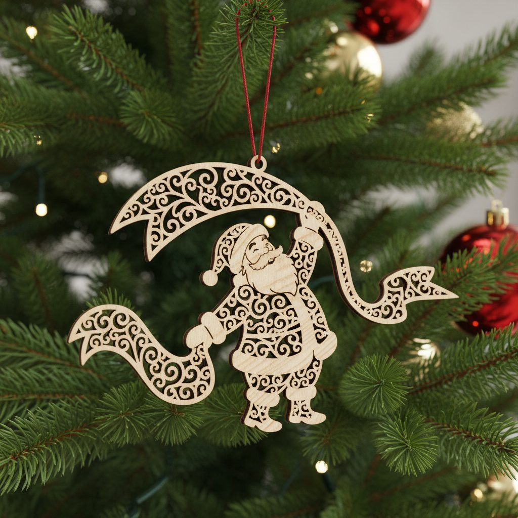 Set di modelli per decorazioni natalizie, 8 modelli per addobbi ad albero, download digitale. - immagine 6