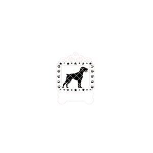 Christmas Ornament Standing Pointer Dog, Hunting Style, Digital