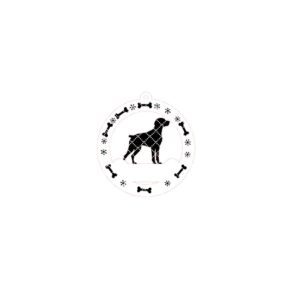 German Shorthaired Pointer Dog Ornament, Christmas Decor with