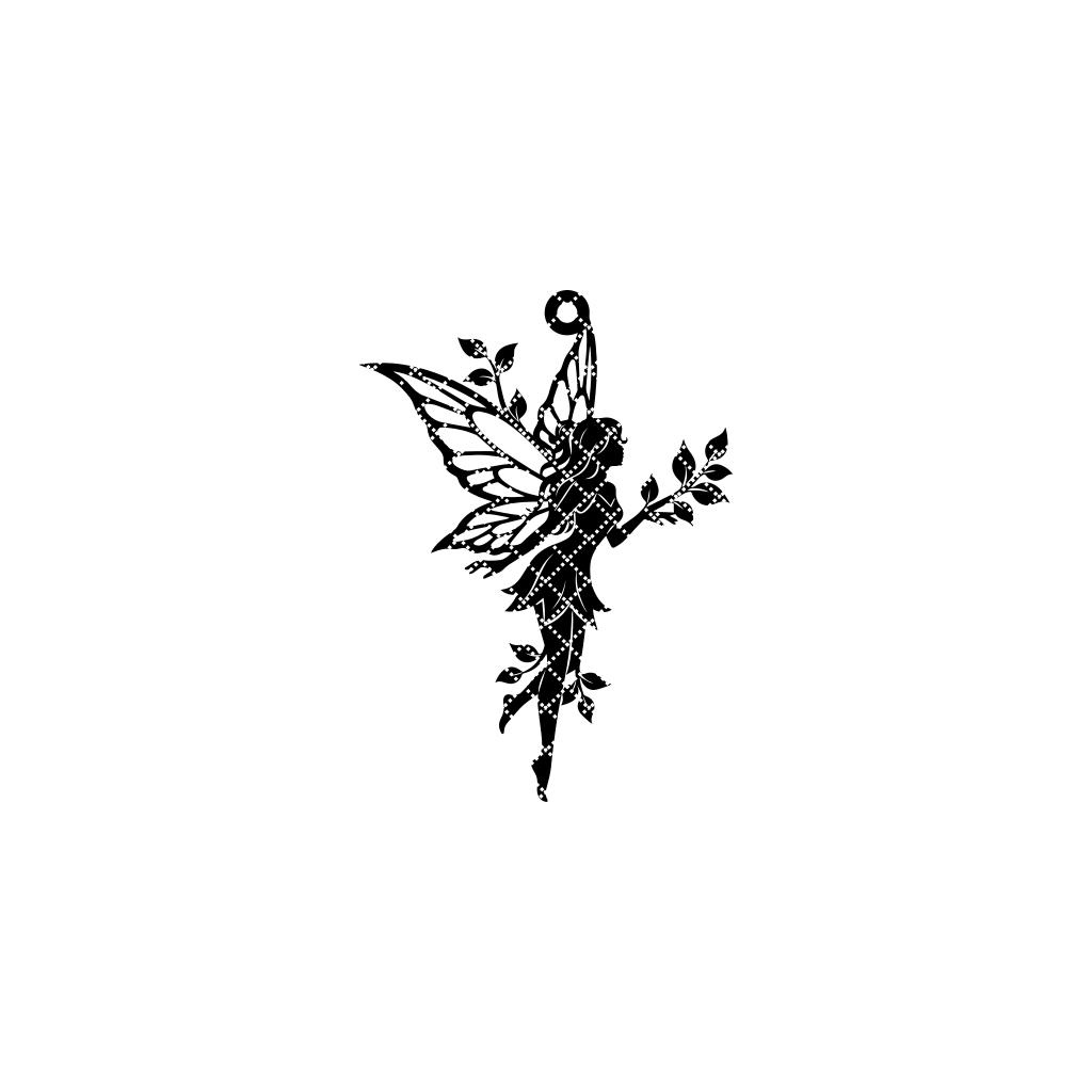 Decorazione fatina di Halloween con foglie, download digitale per decorazioni autunnali. - immagine 5