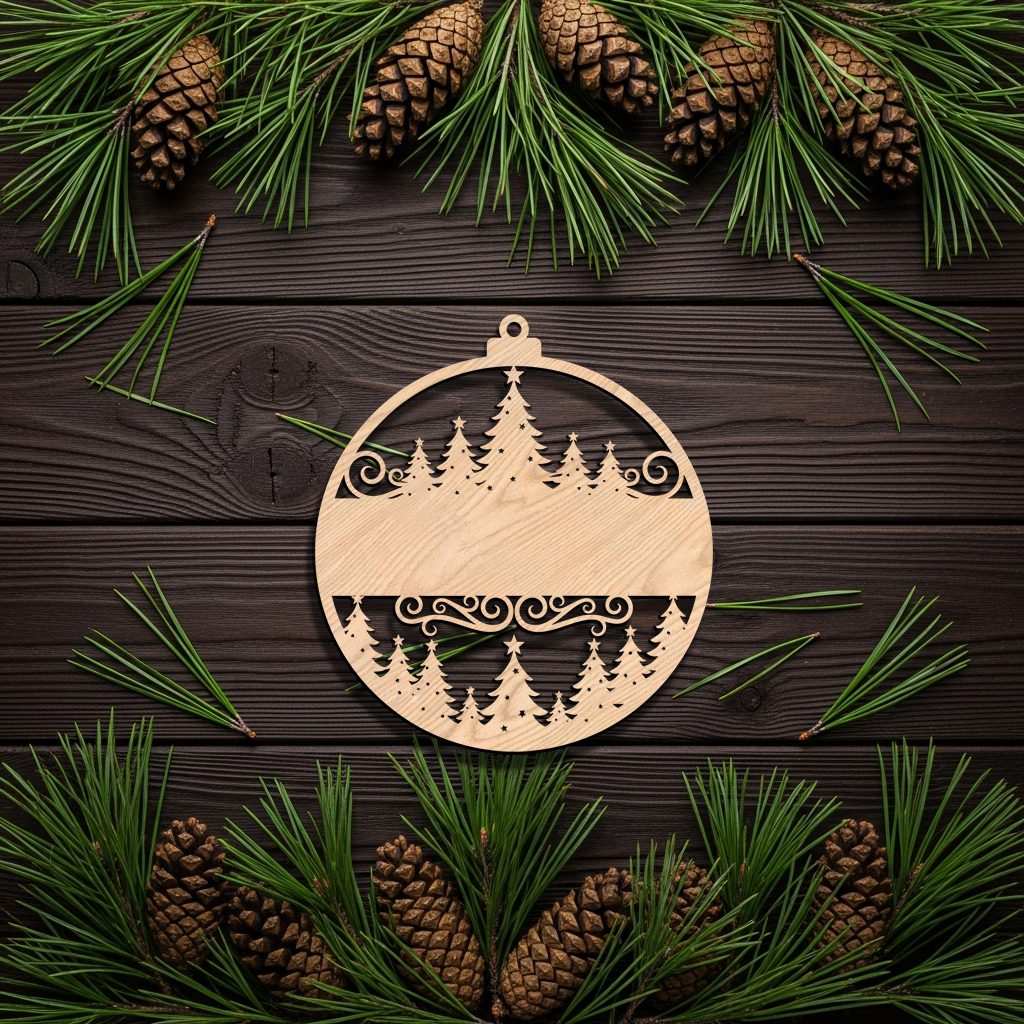 Adorno de Navidad Personalizado, Descarga Digital para Árbol de Navidad - Imagen 2