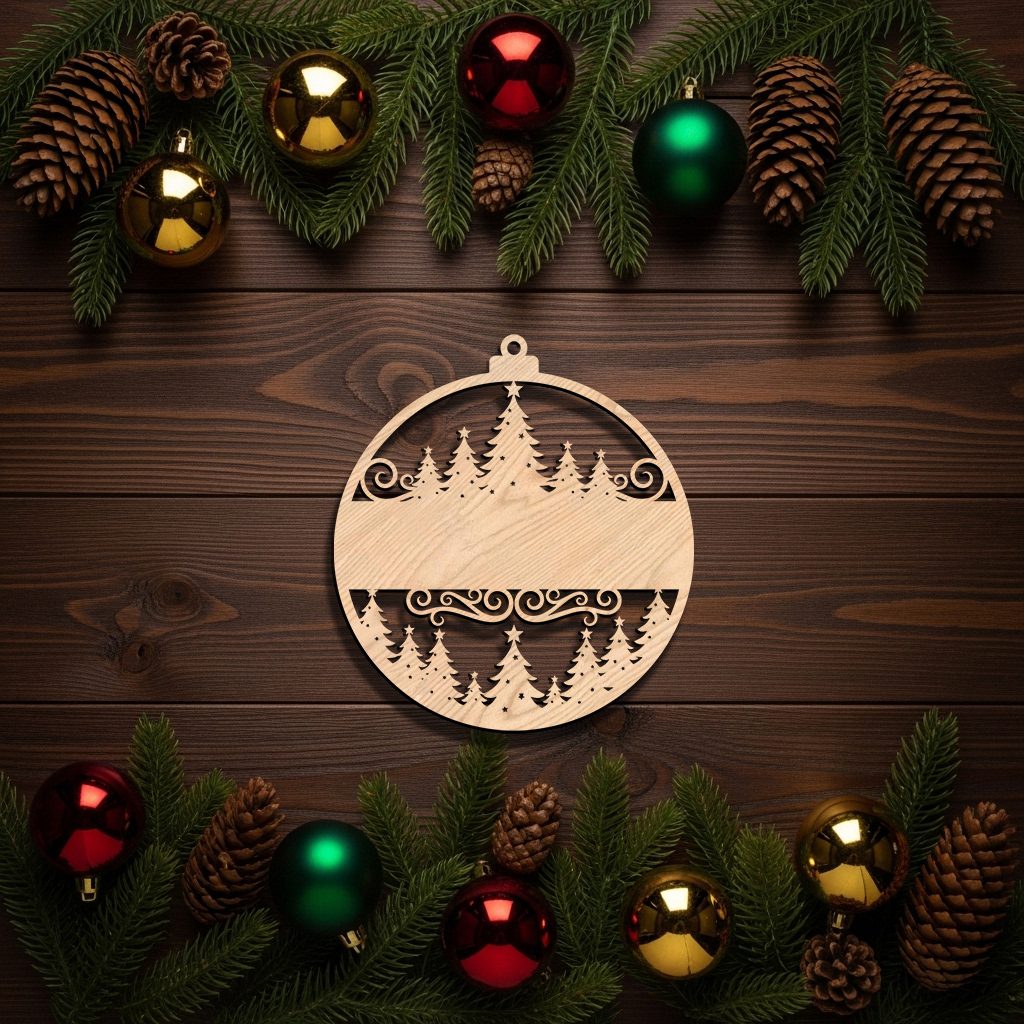 Adorno de Navidad Personalizado, Descarga Digital para Árbol de Navidad - Imagen 4