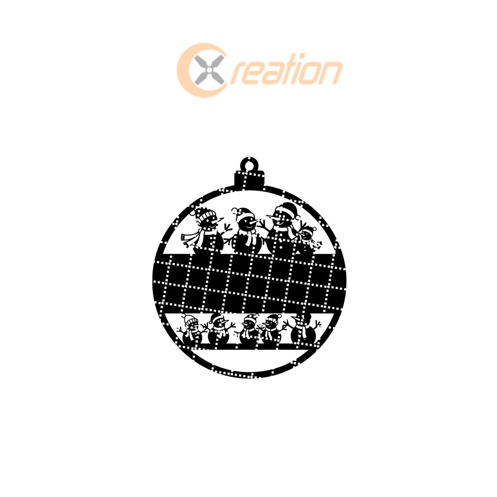 Personalized Snowman Ornament, Custom Name Christmas Decoration