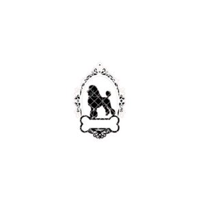 Poodle dog ornament, Christmas decoration, custom name pet